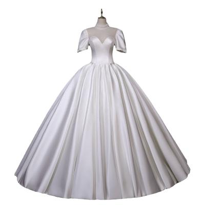 China New Style Sleeveless Gift Adult Wedding Dress For Prom Dress Bridal Gown Ivory Wedding Dresses for sale