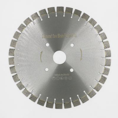 China High Performance Cutting China Manufactured Diameter 350mm Professional Granite 14inch Saw Blade For Fast Cutting Granite Teeth 20mm High Long Service Life for sale