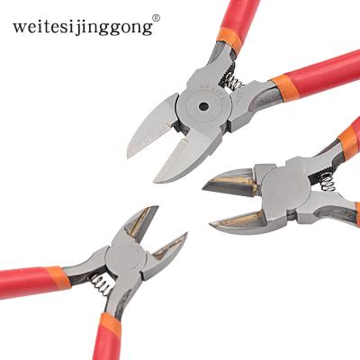 China MULTI FUNCTIONAL Electrical Wire Cable Cutters Diagonal pliers mini pliers 5