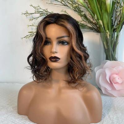 China Wholesale Loose Lace Barely Shedding Thick Smooth Soft Wave Front Human Hair Wigs For Frontal Wave Bob Wigs Hair Color Women Wig for sale