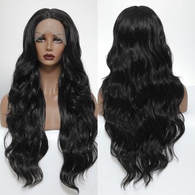 China Wholesale Synthetic Body Wave Wigs Lace Front Swiss Synthetic Lace Front Box Braided Front Wigs With Baby Hair Transparent Glueless Hd for sale