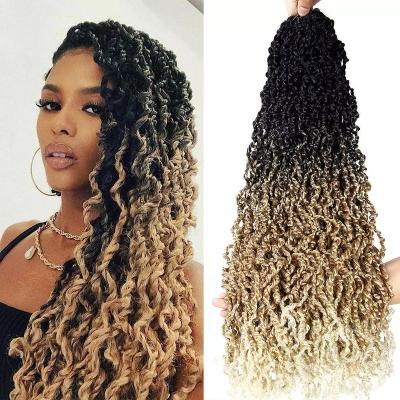 China Majesty Straight Twist Passion Curly Senegalese Twist Crochet Hair Dreadlocks Extensions Braids Pre-looped Synthetic Braiding Hair for sale