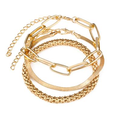 China BOHEMIA Jewelry Fashion Hot Sale Alloy Charm Bracelet Watch 18K Gold Bangle Women for sale