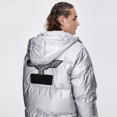 China Anti-wrinkle men's puffy jacket with duck down for sale