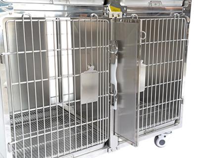 China New Pet Hospital Professional Easy Clean Stainless Steel Portable Animal Cage ALG-V11 for sale