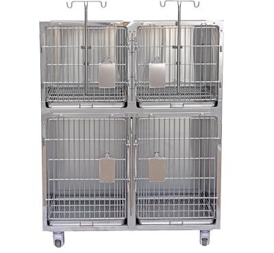 China Multiple Sizes Large Crate Cat Folding Metal Combined Pet Cage ALG-V11 for sale