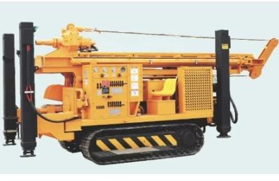 Cina Vendita a caldo Motore diesel Top Hammer Hydraulic Rotary Water Well Drill Rig Con 500m di profondità di perforazione in vendita