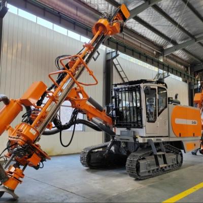 China Gold Mining Blasthole Drill Rig Machines Portable Integrated DTH Surface Drill / Drilling Rig for sale