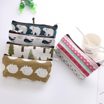 China Best Selling Novelty Zipper Pouch Custom Printed Novelty Zipper Pouch Office Pencil Bag Pencil Case and School Supplies for sale