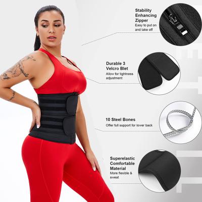 China Custom Logo Women's Latex Workout Waist Cincher Corset Shapewear Abdominal Trainer Cincher Corset Shapewear for sale