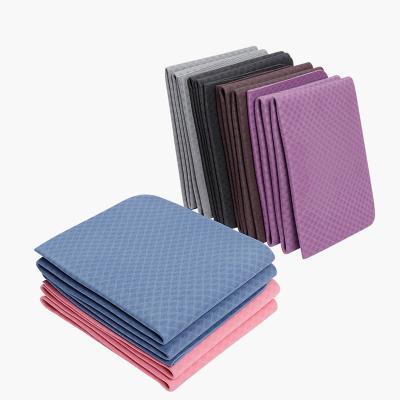 China Eco-Friendly Natural Rubber Yoga Mat Customizable Organic Folding Band Tapetes Yoga Tapetes for sale