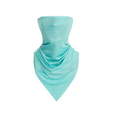 China Breathable Recycling Thin Seamless Men and Women Triangle Scarf Summer Scarf Climbing Sunscreen Face Headwear Mask Triangle Scarf for sale