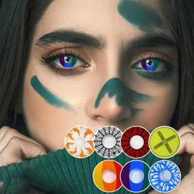 China HEMA+NVP Colorful Crazy Collection Annual Crazy Color Contact Lenses Eyescontactlens for sale