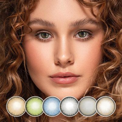 China HEMA+NVP China's Good Special Contact Lenses Dawn Collection Annual Natural Color Contact Lenses Eye Contact Lenses for sale