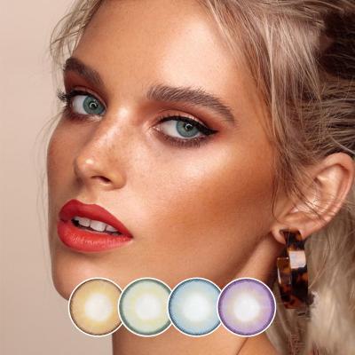 China HEMA+NVP Good Price Good Quality Pupil Color Contact Lenses Star Ring Collection Natural Color Contact Lenses Of The Year for sale