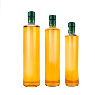 China Su Zhou goopure factory custom 250ml 500ml 750ml 1000ml empty cooking oil glass olive bottle for sale