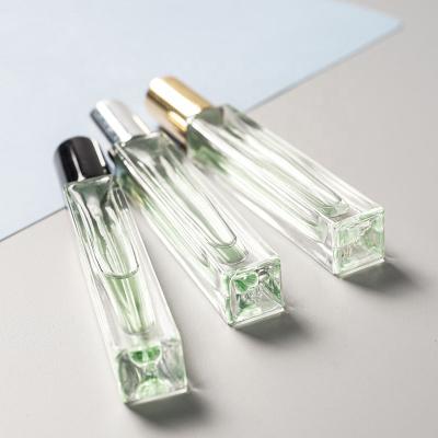 China 5ml 10ml Liquid Test Spray Perfume Glass Oil Bottles With Pump Spray Vial Wholesale Pocket Perfume Bottle for sale