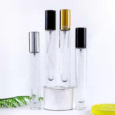 China 5ml 10ml Liquid Empty Round Square Spray Perfume Bottle Mini Refillable In Stock Perfume Portable Glass Refill Bottle for sale