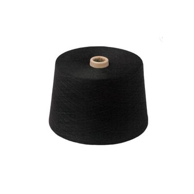 China Ne 40S 70% Rayon / 30% Anti-bacteria Polyester Deodorant / Negative Ion (Dope Dyed Black) / Antibacterial Yarn for sale