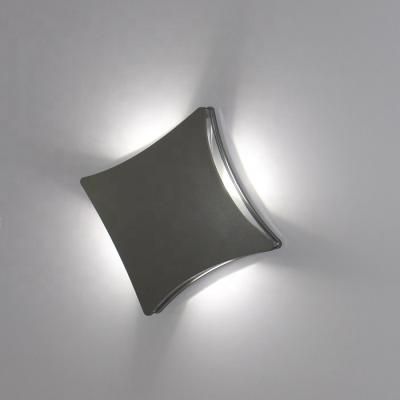 China Square IP65 Wall Mounted Waterproof IP65 Aluminum Wall Building Light Polycarbonate Led Outdoor Wall Lamp for sale