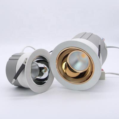 China Deep Embeded Anti-Glare CRI Aluminum Housing Led COB High Recess Mounted Led Down Light for sale