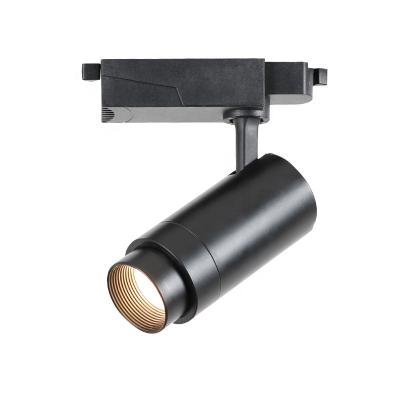 China Shop Adjustable Zoomming 15 Degree to 60 Degree 360 ​​Degree Rotating Spot Led COB 30W Rail Track Spot Light for sale