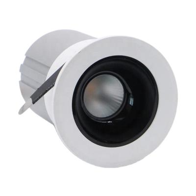 China Deep Embeded Anti-glare No Blink Hole 2.3 Inch 7W Open Aluminum Housing Led COB Include Mounted Led Downlight for sale