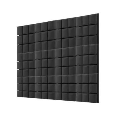 China Black Noise Reduction Acoustic Foam Panel for Modern Design Sound Insulation Cotton for sale