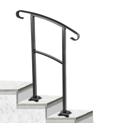 China Popular Indoor Steel Stair Fence Handrail for Modern Apartment Balcony Balustrades for sale