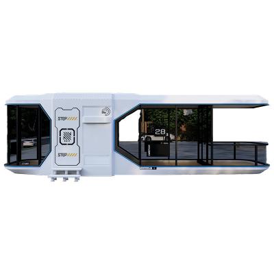 China Hotel Cabin Homes Villa House 40ft Container Homes Capsule Office Pod Temporary Office And Dormitory for sale