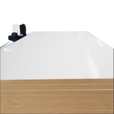 China Formaldehyde Emission Standards E1 White Laminated Melamine Faced Wood MDF Board for sale