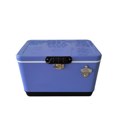 China Waterproof 30 Liter Portable Vintage Metal Wine Cooler Buckets for sale