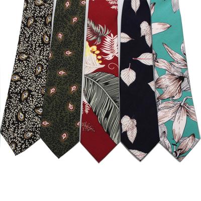 China Brand New Polyester Mens Polyester Ties Plaid Flowers Paisley Pattern Ties for sale