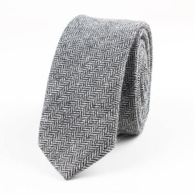 China fashion 65%wool+25%viscose+10%polyester colorful custom logo mens wool squishy ties for business for sale