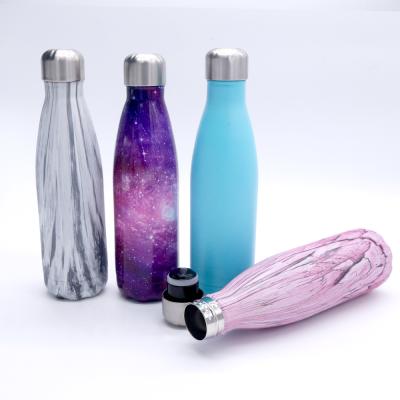 China 750ml 1000ml Popular High Quality Viable Custom Logo Spray Paint Stainless Steel Insulated Water Bottle for sale