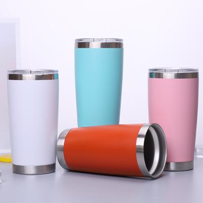 China Wholesale Disposable Colorful High Quality Stainless Steel 20oz Vacuum Insulated Tumbler for sale