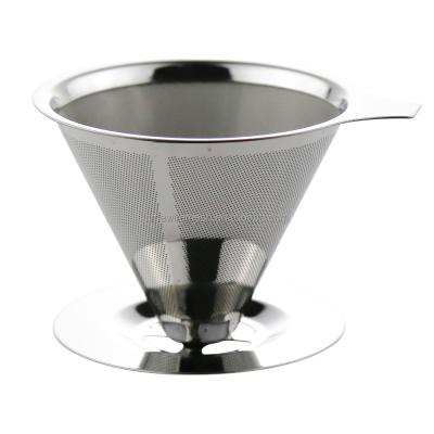 China Viable Trade Assurance Technology Superfine Cone Dripper And Single Cup Coffee Maker for sale