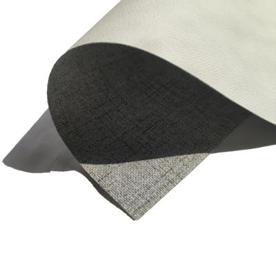 China Eco-friendly 100% polyester and minimalist popular blackout acrylic coated canvas high quality indoor roller shade solar fabric for sale