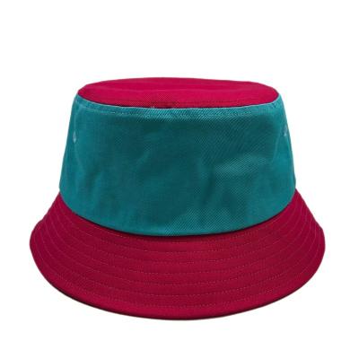 China 100% Custom Headwear OEM Cotton Fashion Women Color Design 3 Colors Bucket Hat With Your Own Design Logo for sale