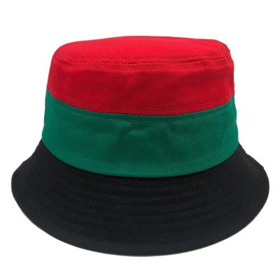 China High quality unisex custom embroidery oem qatar colorways world cup sunshade three football fan red green black fisherman hat 2022 for sale