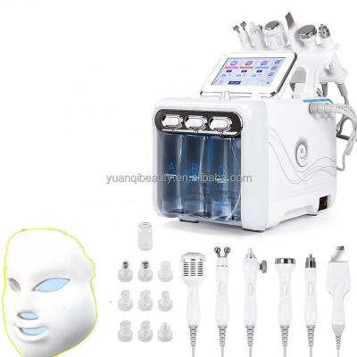 China Exfoliators Top Sales! 7 in 1 Hydra DermabrasionPeel Skin Care RF Light Vacuum Clean Face Skin Cleanser Hydraulic Oxygen Jet Peel Water Machine for sale