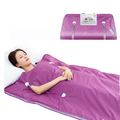 China Portable Professional Face Lift 2 Zones Detox Health Slimming Infrared Sauna Blanket For Weight Loss for sale