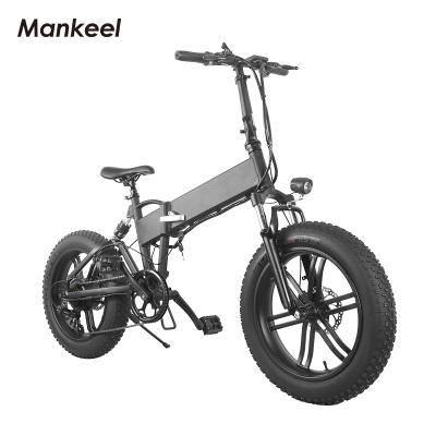 China Mankeel MK011 Aluminum Alloy Fat Bike 10.4Ah Fat Tire 3-7Days Delivery Mountain Ebike Safe Electric Brushless Battery 500W Ebicycle Adults High End for sale