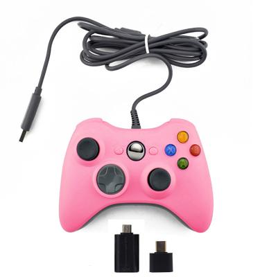 China Gaming Games Joystick Gamepad For Xbox 360 Controller Wired Game Controller With Dual Vibration For PC Xbox360 Gamers for sale