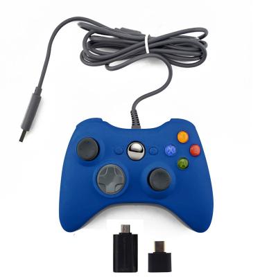 China Gaming Games Factory Price Wired Gamepad For Xbox 360 /Slim Controller For PC Stand Controller For Steam Game for sale