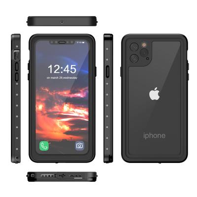 China Dustproof PC+TPE+TPU IP68 Waterproof Pocket Phone Cell Phone Cases With 3in1 Fish Eye Camera Case For iPhone 8 7 X XR 10 11 pro Max Xs for sale