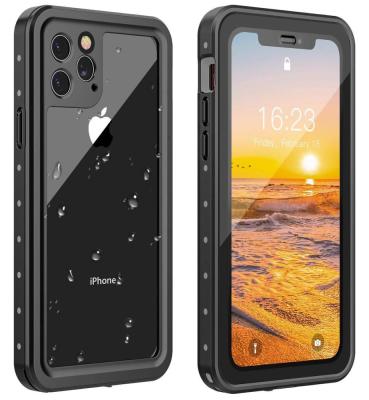 China PC+TPE+TPU For iPhone 11 Pocket Shockproof Protective Diving Waterproof Rugged Case For iPhone 11 pro MAX Shockproof Silicone Case Cover for sale