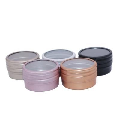 China Shiny Sale Small Aluminum Jar With Different Volume For Hand Cream Packaging for sale