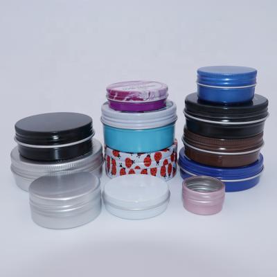 China Personal Care Eye Cream Aluminum Jar With Inner Coating Epoxy Resin for sale