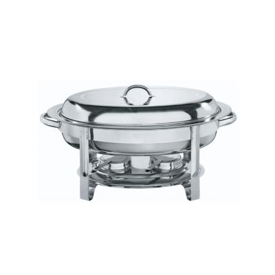 China Stainless Steel Tray Food Chafing Dish Warmer Ceramic Restaurant Kitchen for sale